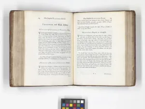 1730 Copperplate Print of The Complete Practical Cook Book