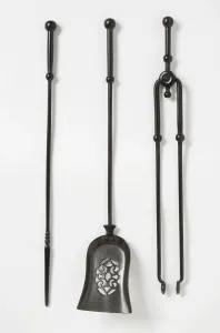 Iron fire tongs with spherical finial, Print