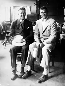 Sport Prints: Gene Tunney and Jack Dempsey Print, c. 1927