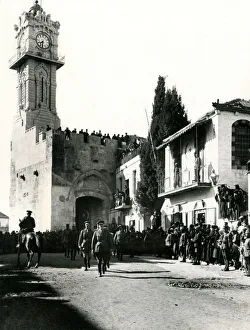 General Allenbys official entry into Jerusalem, WW1 General Allenbys official entry into Jerusalem, WW1