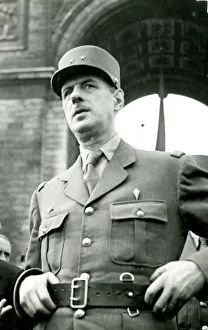 General Charles de Gaulle, French soldier and statesman General Charles de Gaulle, French soldier and statesman