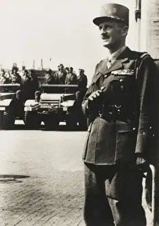 French Resistance History Prints: General Leclerc