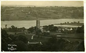 General View Print of Blagdon Village