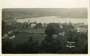 General View Print of Blagdon, Bristol and Mendip Hills
