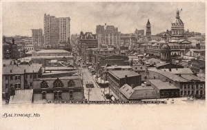 General view of Baltimore, Maryland, USA General view of Baltimore, Maryland, USA