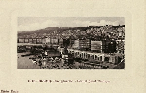 General view of port and water sports, Algiers General view of port and water sports, Algiers