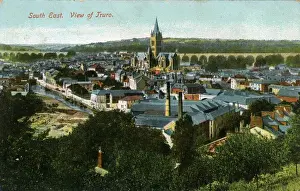 Historic Towns In England Prints: General View, Truro, Cornwall