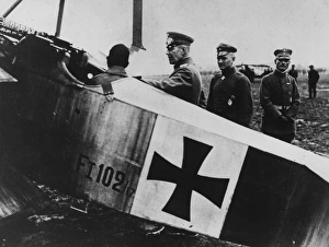 General von Hoeppner, Wolff and Richthofen, WW1 General von Hoeppner, Wolff and Richthofen, WW1