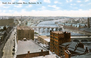 Genesee River, Rochester, New York State, USA Genesee River, Rochester, New York State, USA