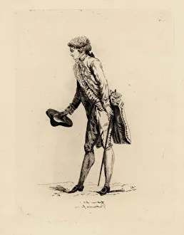 Gentleman in embroidered coat, era of Marie Antoinette Gentleman in embroidered coat, era of Marie Antoinette