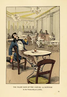 Gentleman smoking in the Cafe de la Rotonde, 1868 Gentleman smoking in the Cafe de la Rotonde, 1868