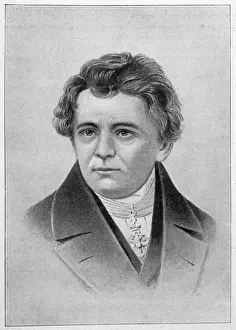 German Physicist History Prints: Georg Simon Ohm, German physicist