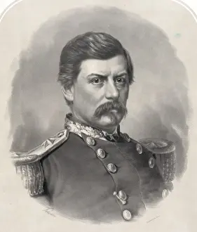 Civil War Generals Prints: George B. McClellan. Major General commanding U. S. Army