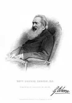 George Osborn Print, Wesleyan Methodist Churchman in Later Years