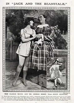 George Robey and Clarice Mayne as Dame Trot and Jack in the 1921-2 pantomime George Robey and Clarice Mayne as Dame Trot and Jack in the 1921-2 pantomime