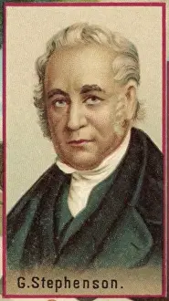 Industrial Revolution Figures Prints: George Stephenson / Invtr