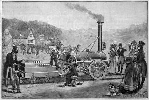 George Stephensons locomotive, the Rocket George Stephensons locomotive, the Rocket