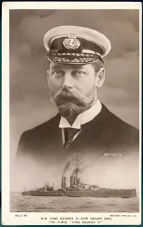 George V Print - Battleship HMS King George V