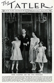 George VI & Queen Elizabeth with daughters George VI & Queen Elizabeth with daughters