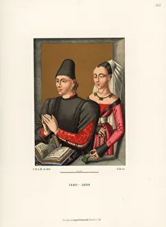 German bourgeois fashion, 15th century German bourgeois fashion, 15th century