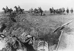 World War I Historical Pictures Prints: German Breakthrough 1918
