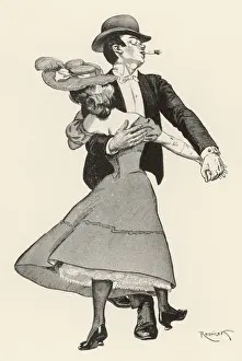 Germany Cultural Heritage Images Prints: German Couple Dancing