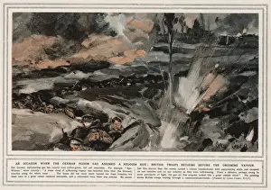 World War I Historical Pictures Prints: German Gas Attack