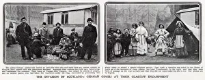 German gipsies at their Glasgow encampment German gipsies at their Glasgow encampment