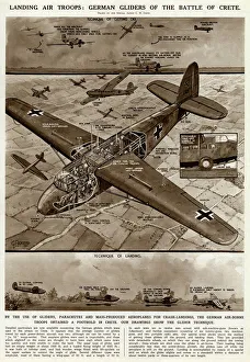 German gliders in Battle of Crete by G. H. Davis German gliders in Battle of Crete by G. H. Davis