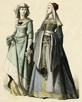 German Noblewomen C15Th German Noblewomen C15Th