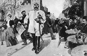 German Officer in Liege, Belgium - 1915 German Officer in Liege, Belgium - 1915