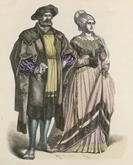 Well-to-do German Pair Print
