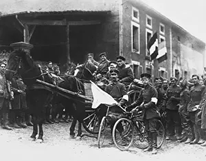 First World War Historical Images Prints: German surrender WWI