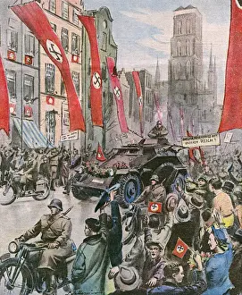 World War 2 Events Prints: Germans in Danzig