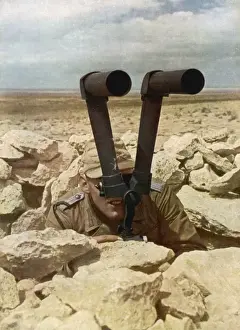 Germans Use Periscope North Africa Print