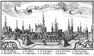 17th Century Augsburg City Print