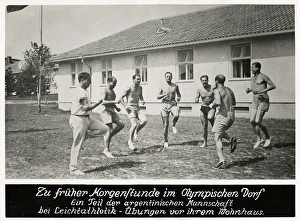 Germany - Berlin Olympics - Argentinian athletes training Germany - Berlin Olympics - Argentinian athletes training