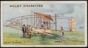 Classic Flying Machines Prints: GERME BIPLANE - 2