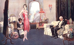 Getting Ready for a Formal Evening, 1928 Getting Ready for a Formal Evening, 1928