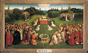 The Ghent Altarpiece or Adoration of the Mystic Lamb
