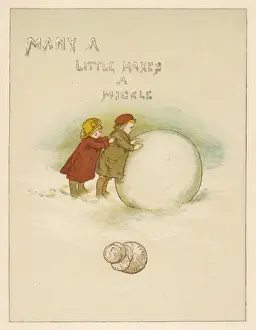 Winter Fun Activities Prints: Giant Snowball