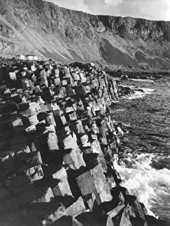 The Giants Causeway Print, County Antrim, Northern Ireland 1930s