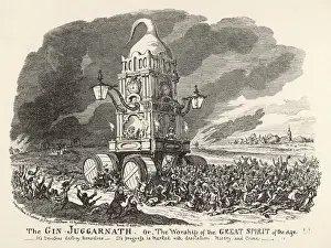 Print of Gin Juggernaut, 1835