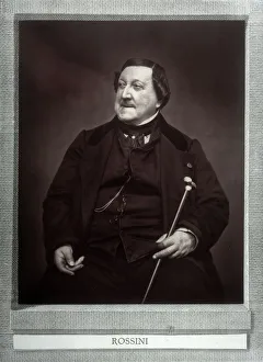 Gioachino Antonio Rossini, Italian composer Gioachino Antonio Rossini, Italian composer