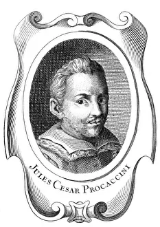 Historical Italian Painter Prints: Giulio Ces. Procaccini
