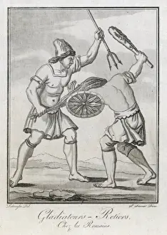 Roman Gladiators Prints: Two Gladiators