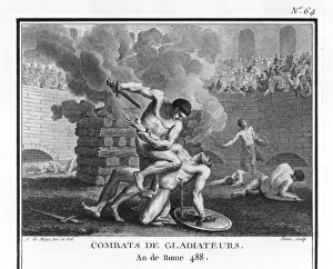 Roman Gladiators Prints: Gladiators (Mirys)
