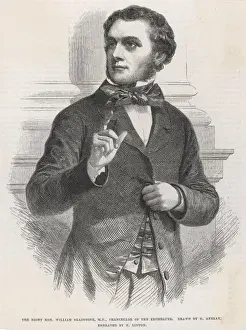 19th Century Statesman Prints: Gladstone in 1853
