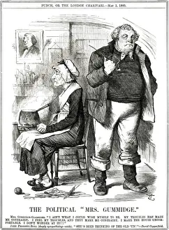 William Ewart Gladstone Portrait Prints: We Gladstone / Gummidge