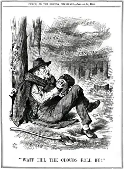 Victorian Era Satire Art Prints: We Gladstone / Singing